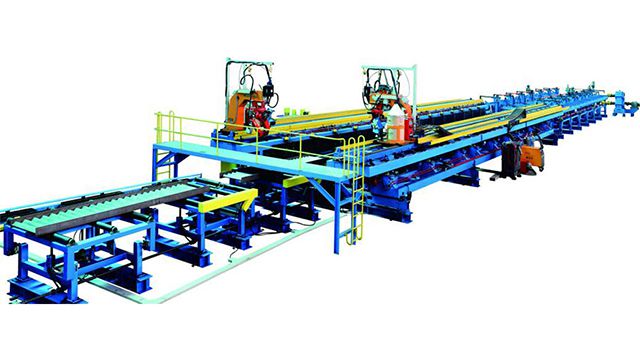 JBH Corrugated Web H-beam/ SIN Beam Automatic Welding Line